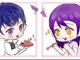 Q版雙人大頭定制