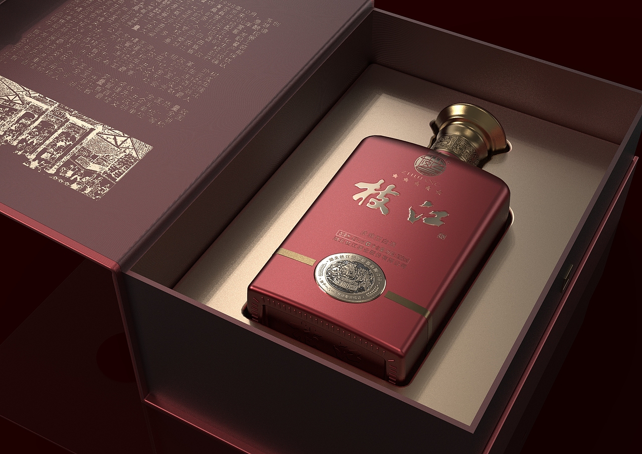传统风格白酒包装设计（已商用）（图ZMjE3NDU5MDM2） - 包装 - 站酷设计师侯琳原创素材 - 站酷ZCOOL