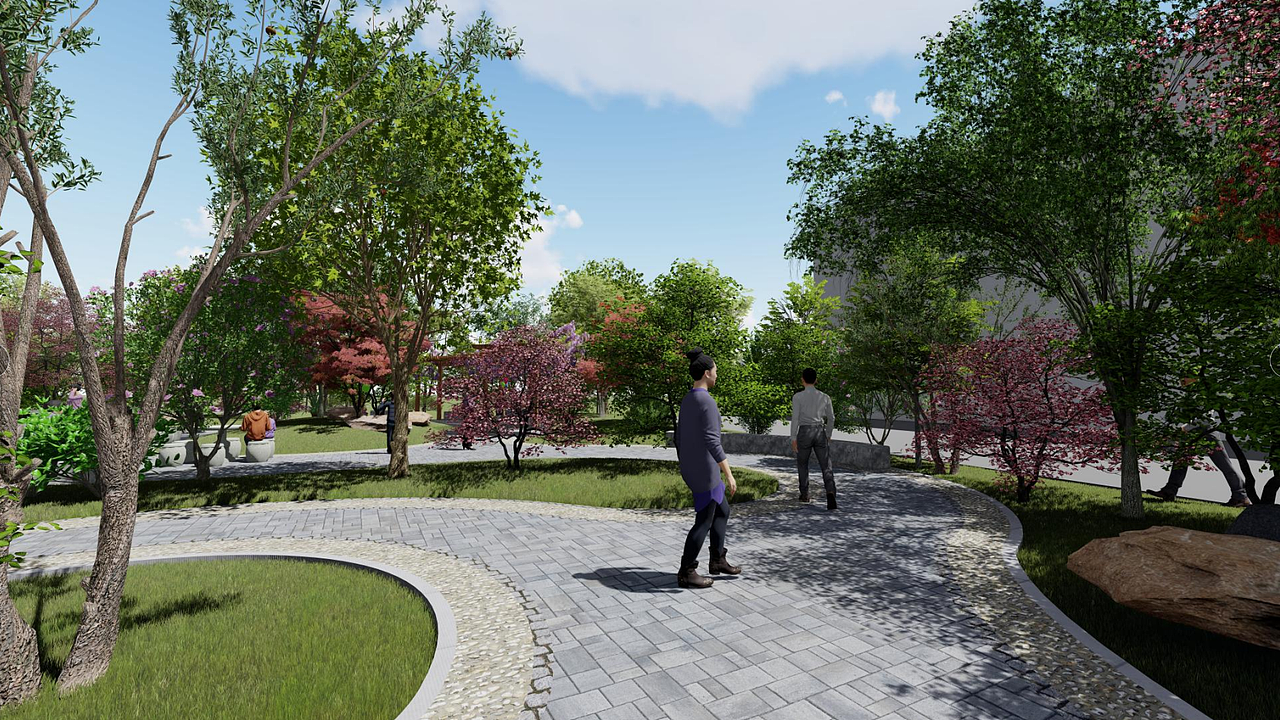 乡村广场|空间|景观设计|小蒋18739978189_原创作品-站酷zcool