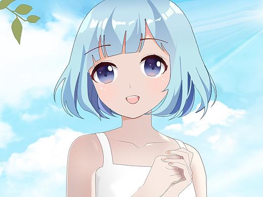 阳光少女（个人主页-ZMzg1MDA5MDg=） - 商业插画 - 站酷设计师萌心点点原创素材 - 站酷ZCOOL