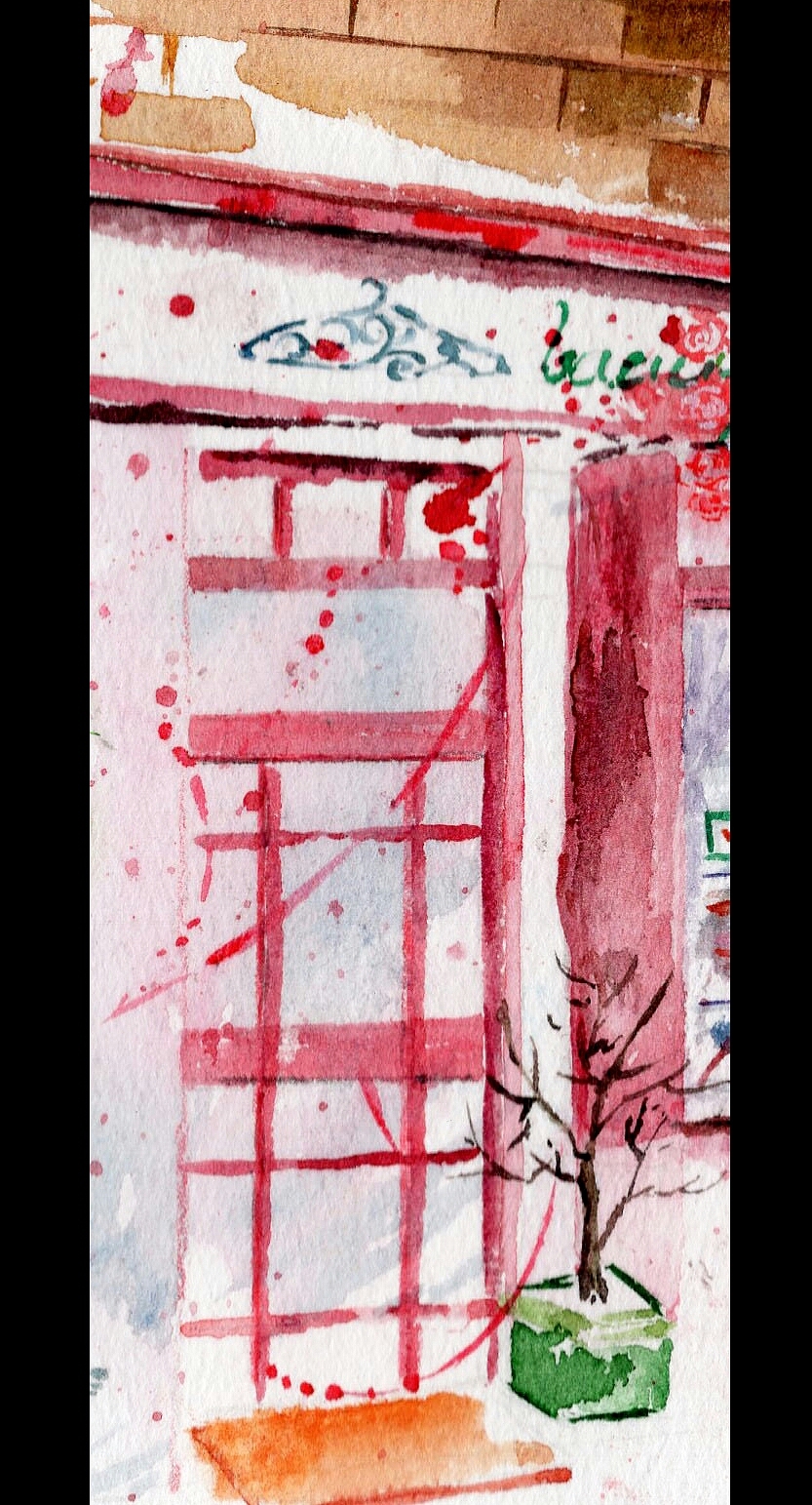 梦中的小店系列 水色与笔触的碰撞（图ZOTIwMjEzNTI=） - 商业插画 - 站酷设计师行鱼xy原创素材 - 站酷ZCOOL