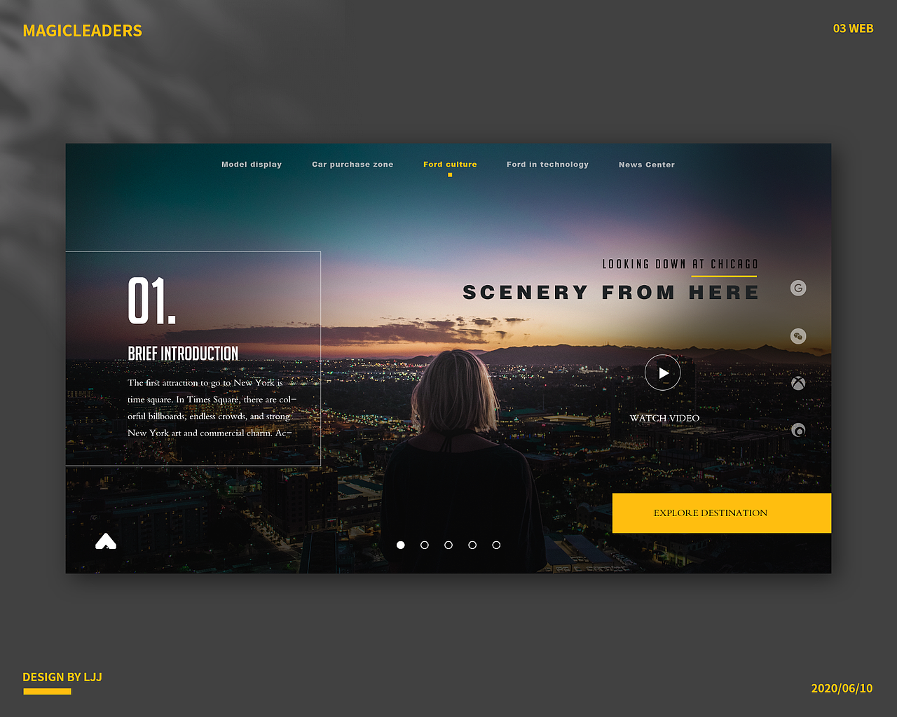 曼奇立德UI班作品—网页类