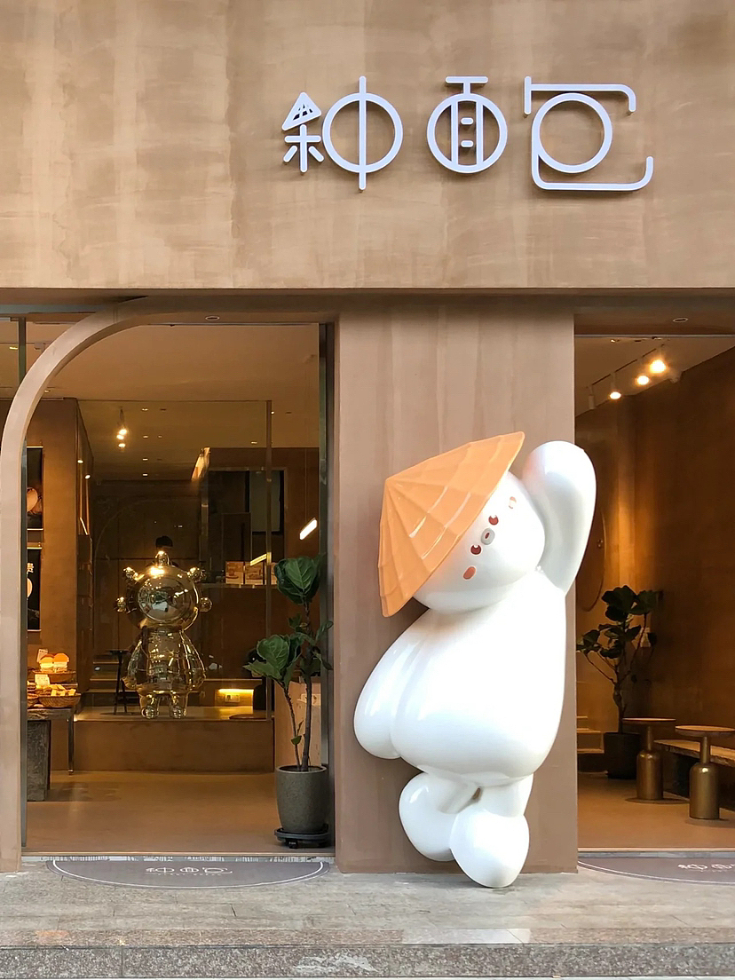 烘培面包店装修案例~现在开面包店都这么卷了吗