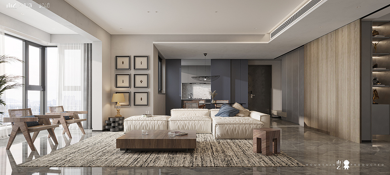 山乙山全｜北辰 效果图VS实景图