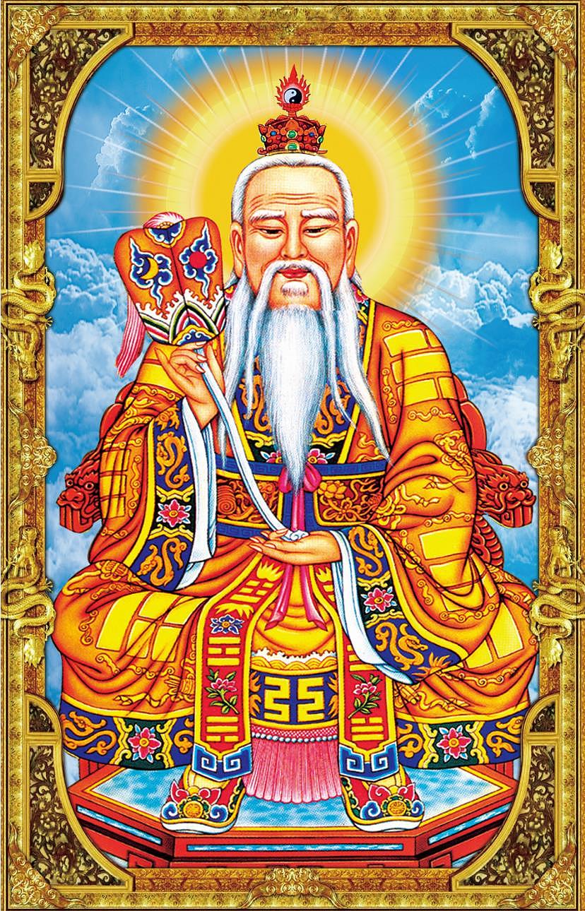 道教神像画家族供奉神像画