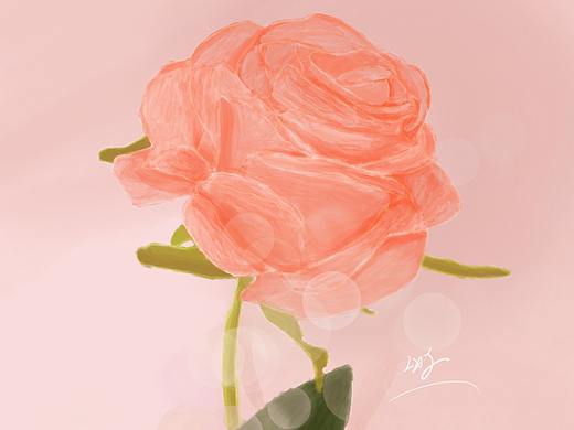 风景与玫瑰（个人主页-ZNDU2MDU0MzI=） - 艺术插画 - 站酷设计师飘零桢雪原创素材 - 站酷ZCOOL