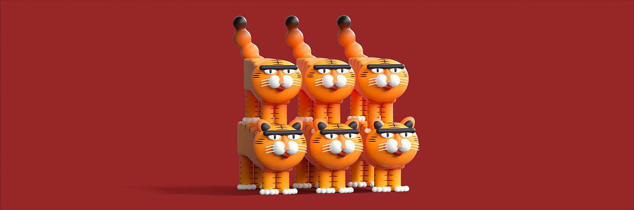 2022虎年年画插图