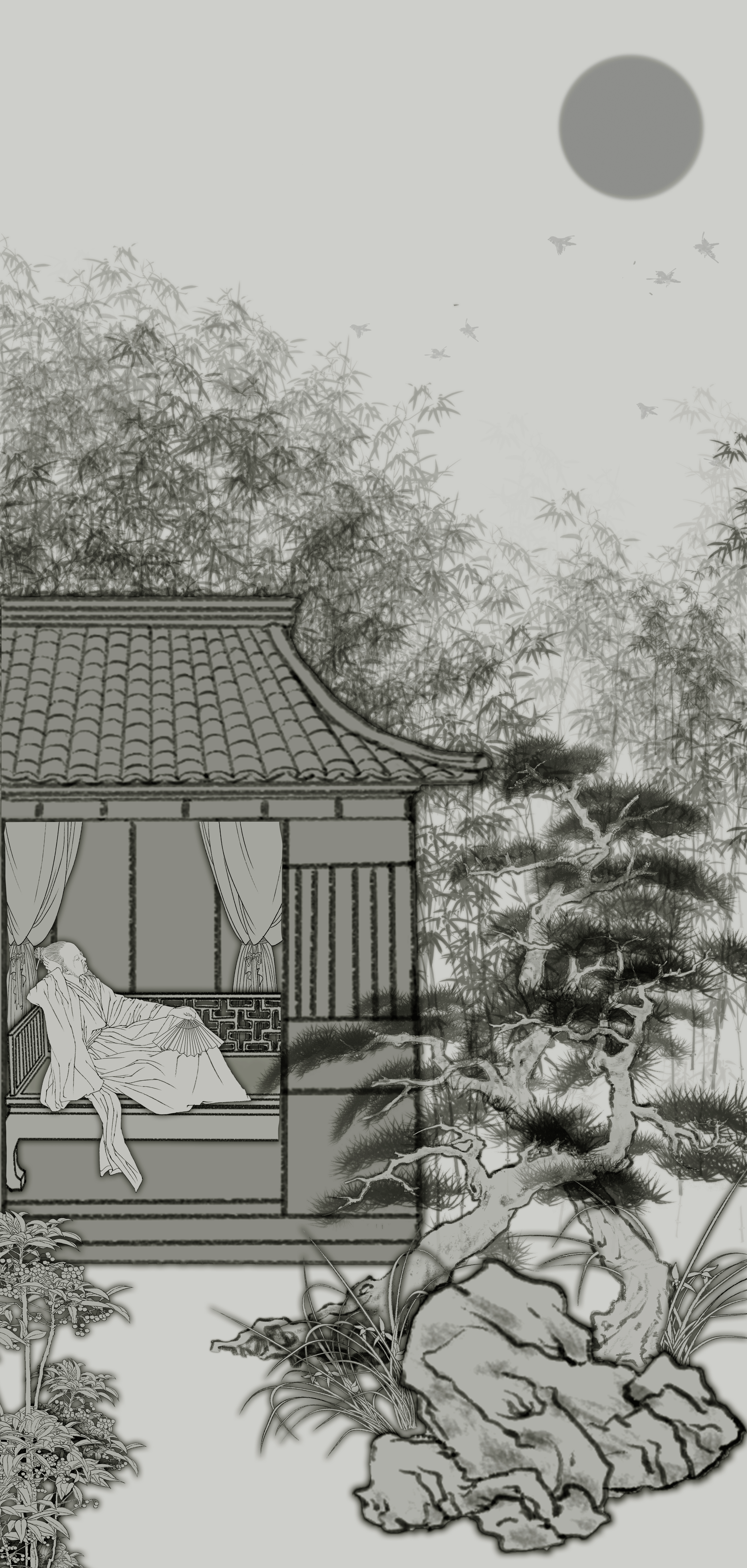 19级国画专业《壁画基础》课程结课作业（图ZMjYwNjUwMDQ4） - 其他平面 - 站酷设计师纪保超原创素材 - 站酷ZCOOL