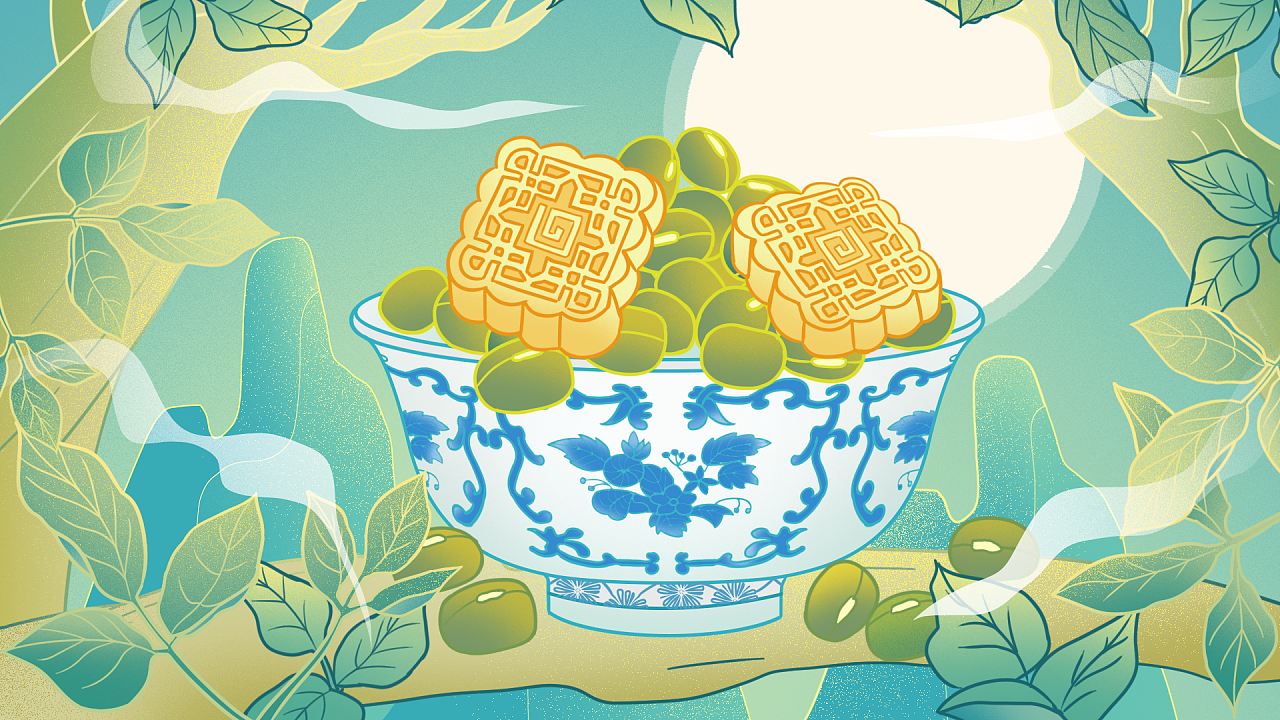 中国传统糕点|插画|商业插画|胡凯蒂 - 原创作品 - 站酷 (zcool)