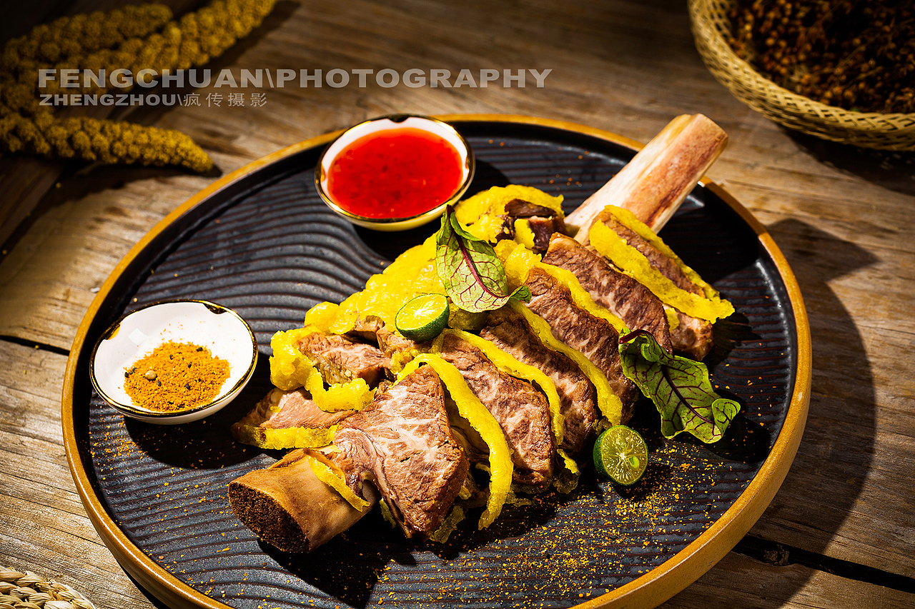 建业电影小镇 美食菜品拍摄 美食上门拍摄