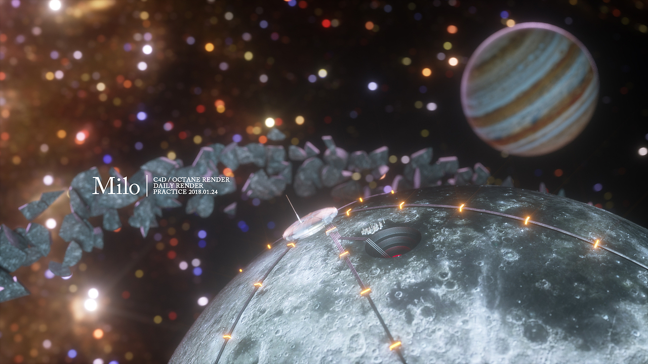 CG小场景 外星基地