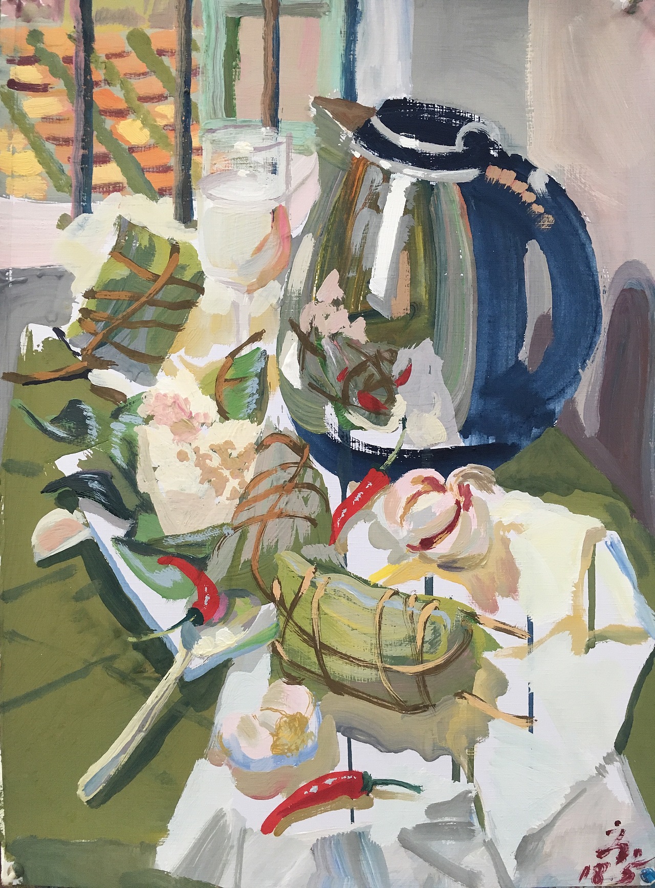 瓶瓶罐罐 花花绿绿|纯艺术|绘画|董春建_原创作品-站酷zcool