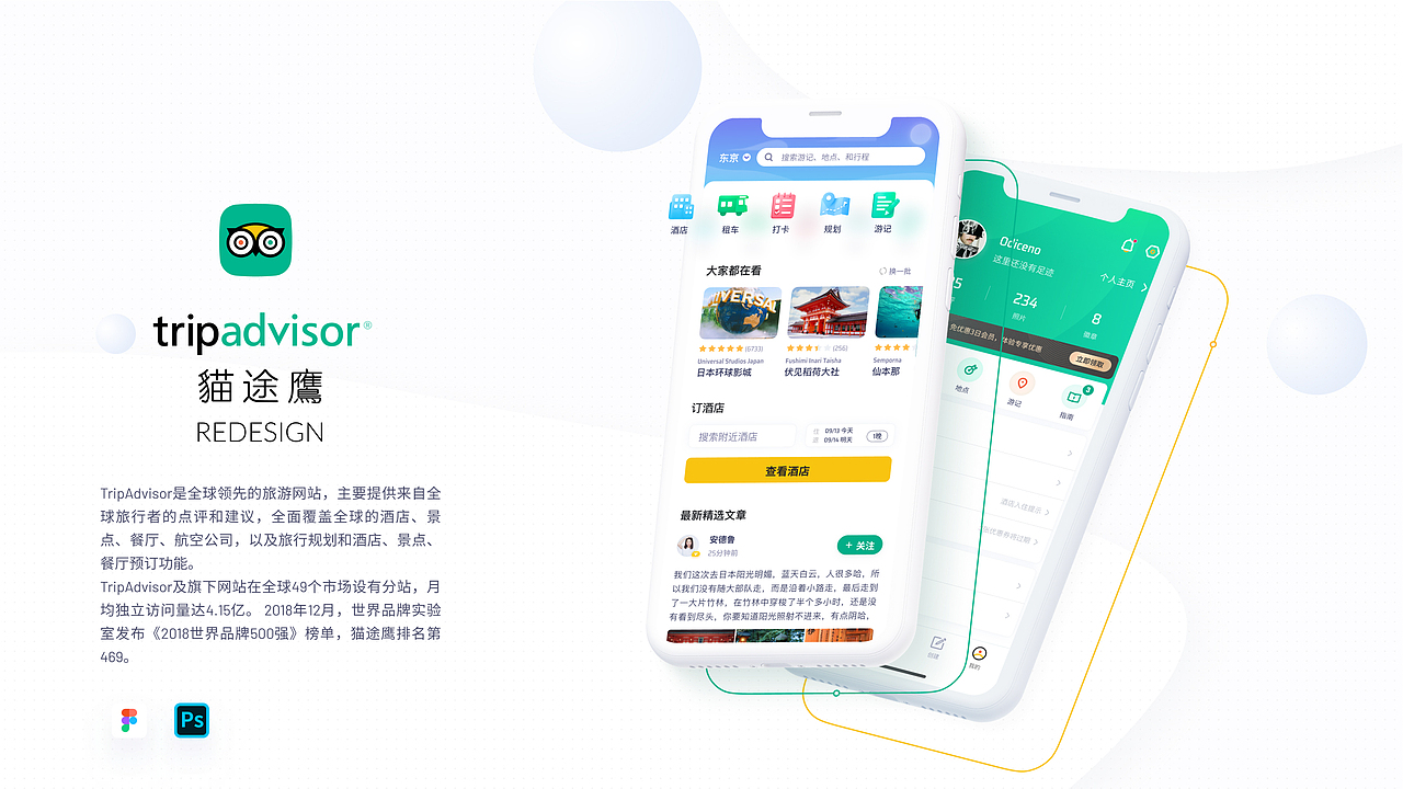 多业态下的设计思考——猫途鹰改版