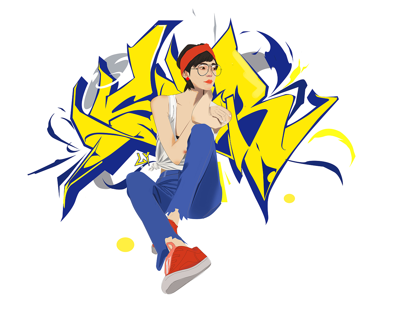 斜杠青年|插画|创作习作|小凌lly_原创作品-站酷zcool