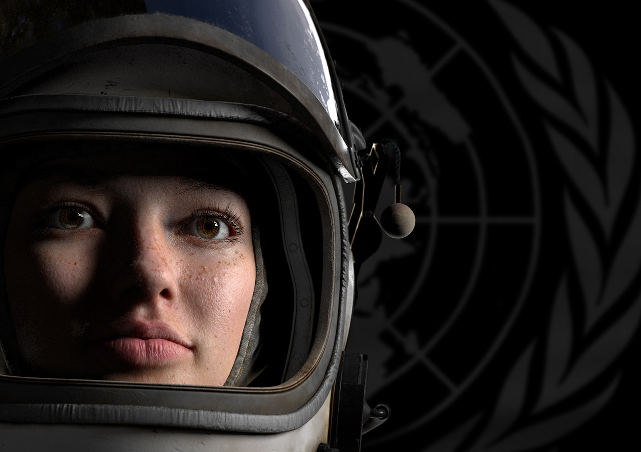 《太空女孩》,深夜工作室Eric Zhang老师作品