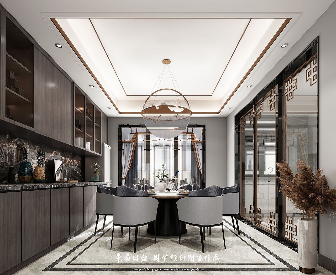 【中式轻奢】235平米.江景平层.长沙