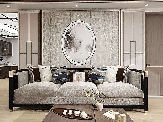 新中式渲染效果图