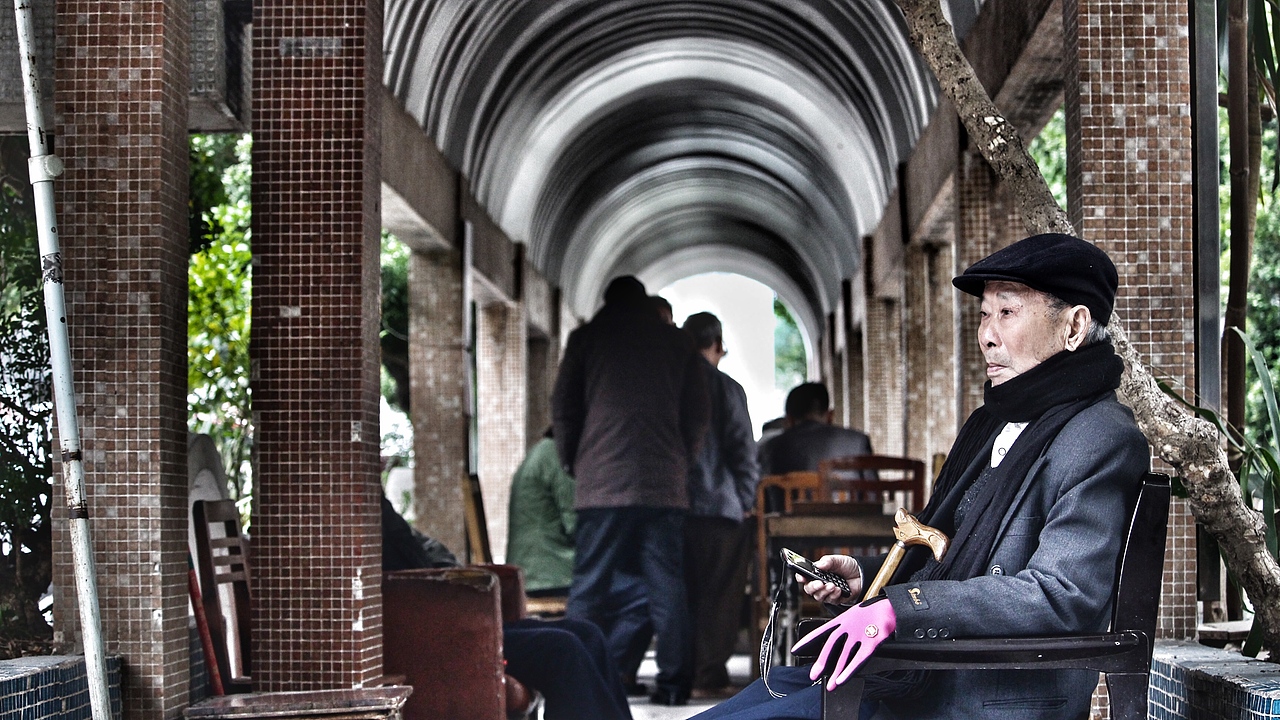 一组视觉延伸构图