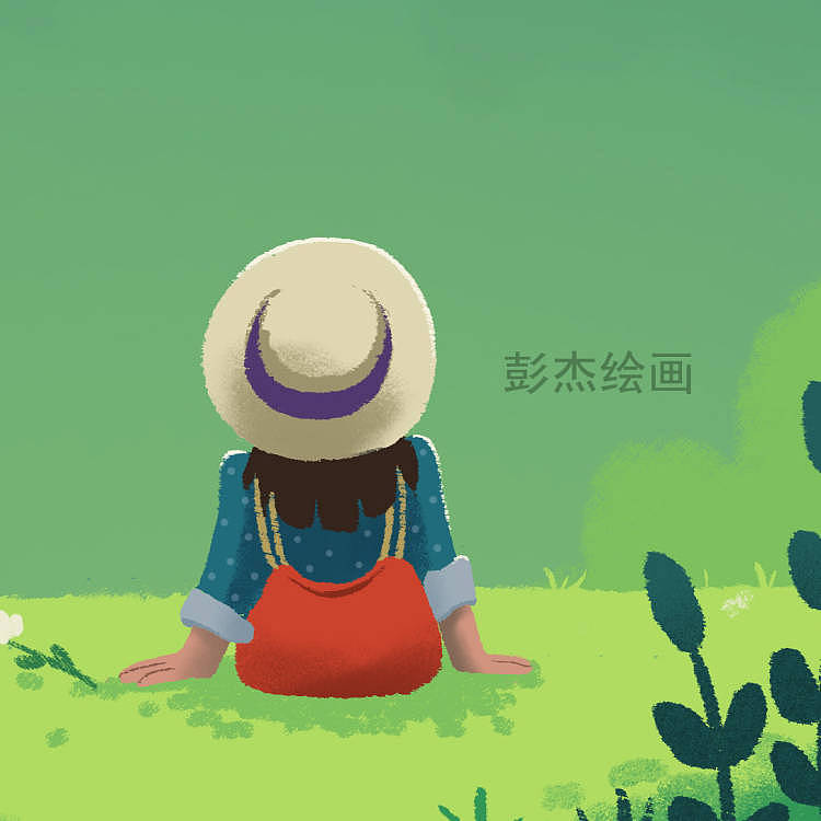 原创插画“向往”（图ZMzE3NzAxNzI0） - 绘本 - 站酷设计师彭杰绘画原创素材 - 站酷ZCOOL