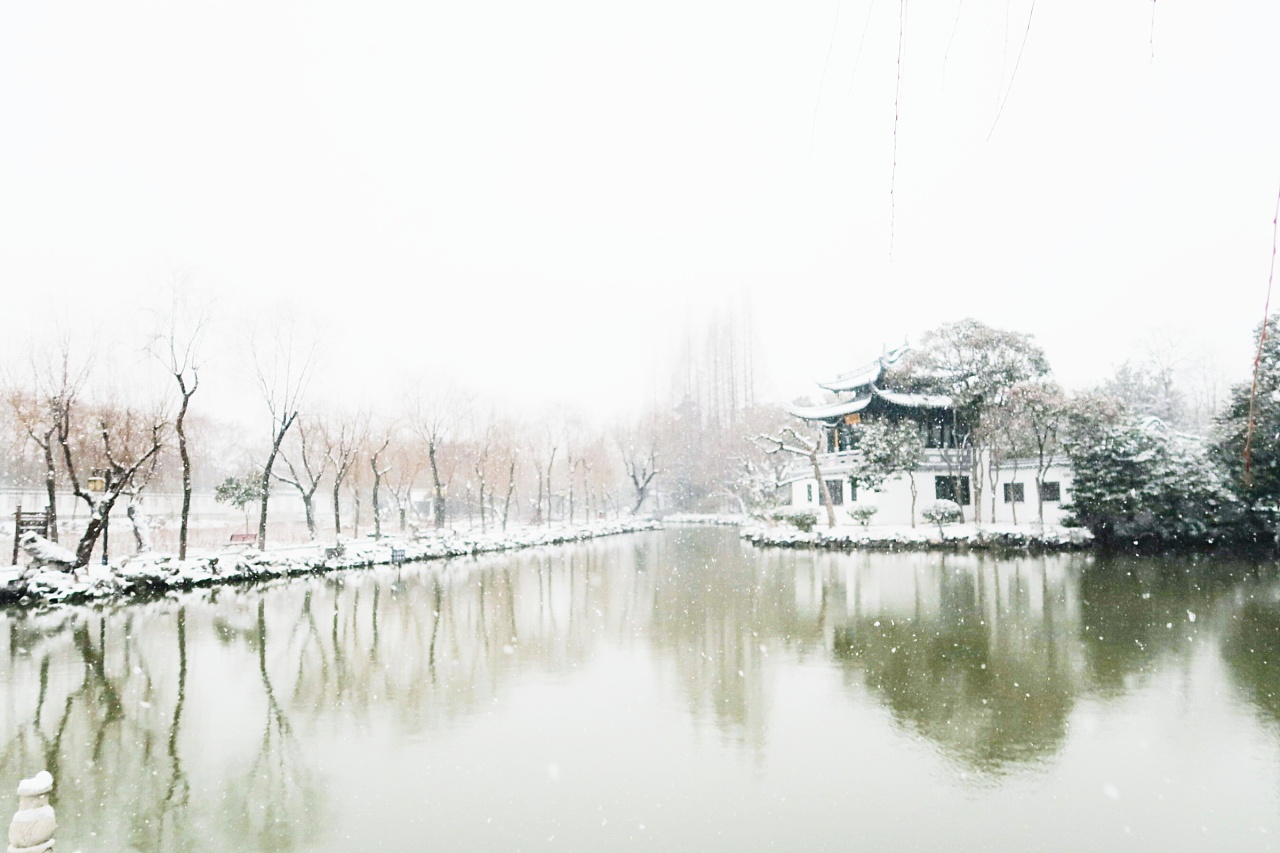 淮安清晏园冬季古风雪景|摄影|风光摄影|z207815195 - 原创作品