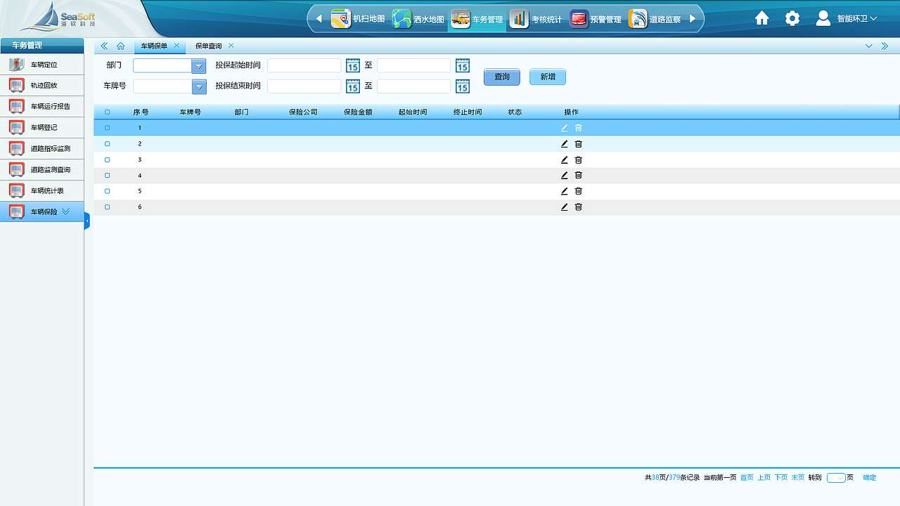 智慧环卫系统页面（图ZMTk5MzMwODUy） - 其他UI - 站酷设计师吃米原创素材 - 站酷ZCOOL