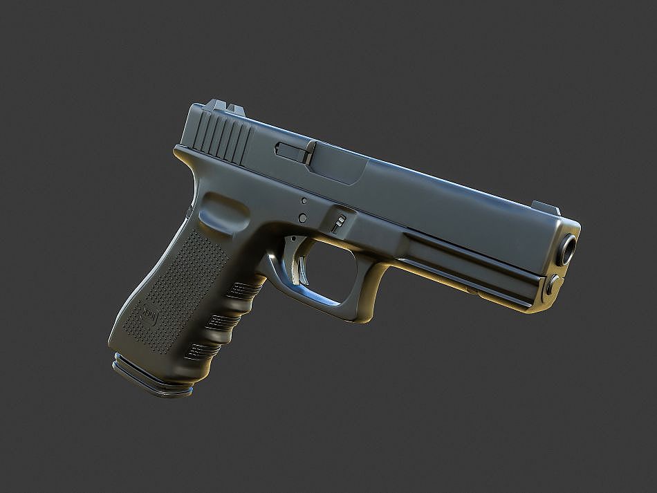 3Ds Max GLOCK_17 建模+渲染