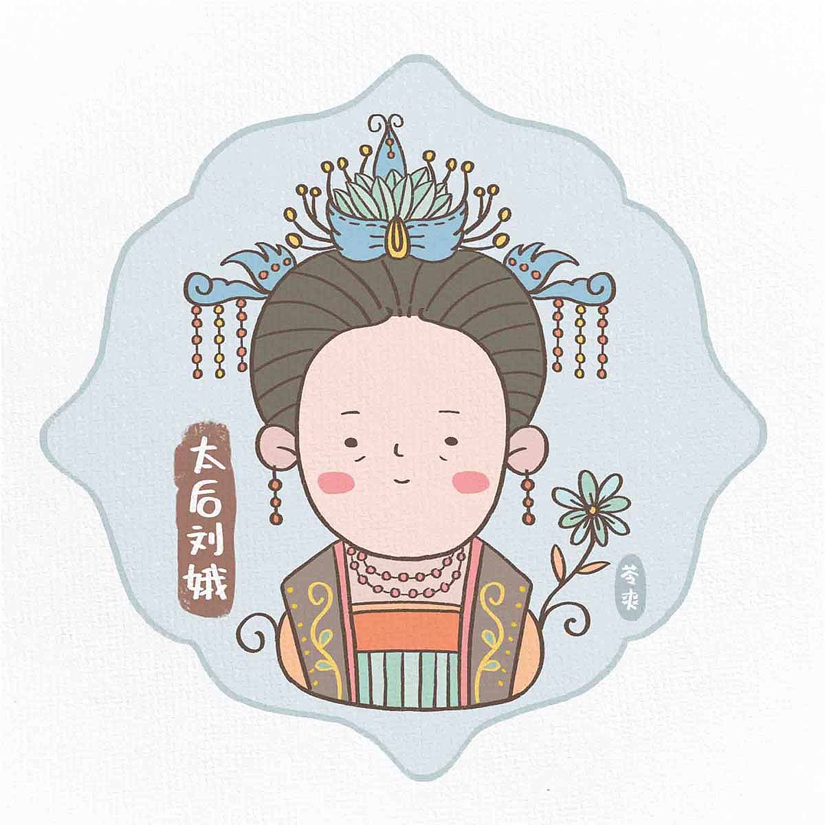 清平乐简笔画头像