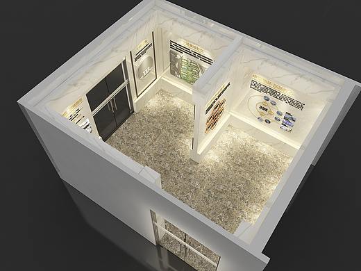 名门房地产工法展厅设计3D效果图