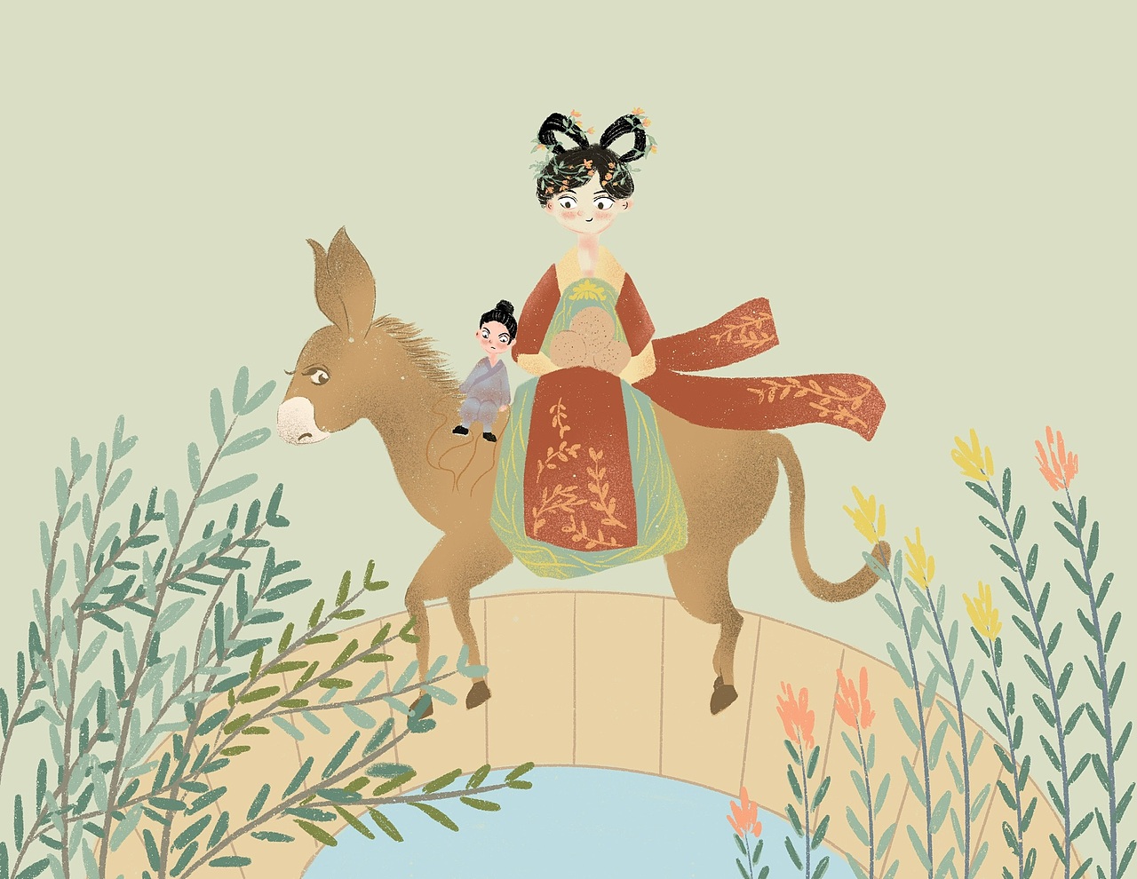 板桥三娘子～（图ZMjAzNTk0NTU2） - 创作习作 - 站酷设计师一颗不能吃的栗子原创素材 - 站酷ZCOOL