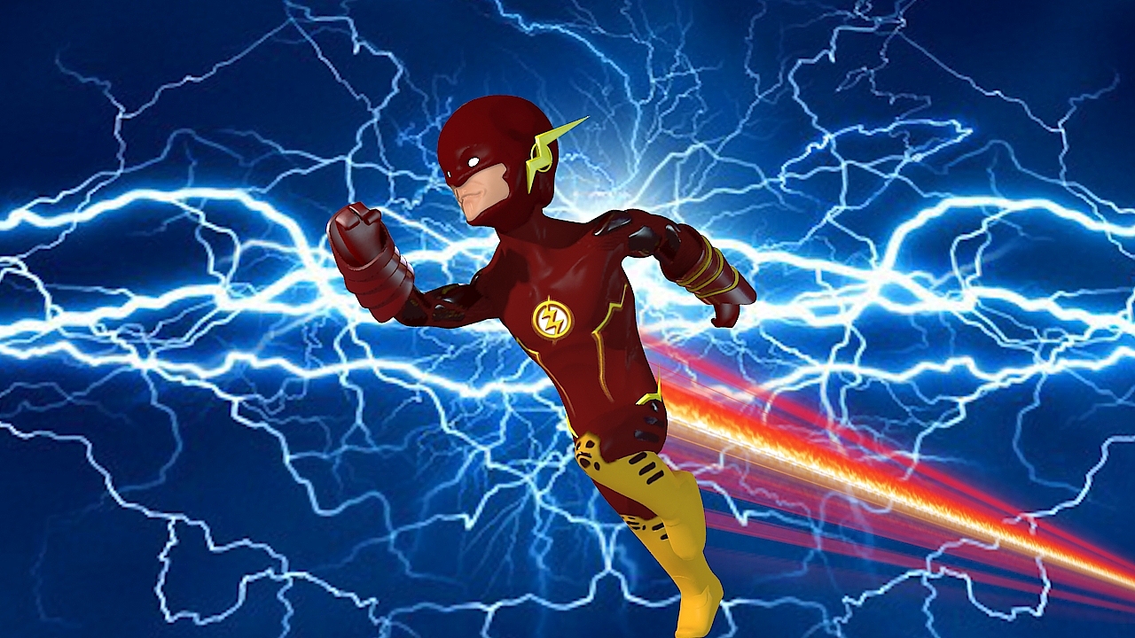 正义联盟卡通角色超人蝙蝠侠闪电侠