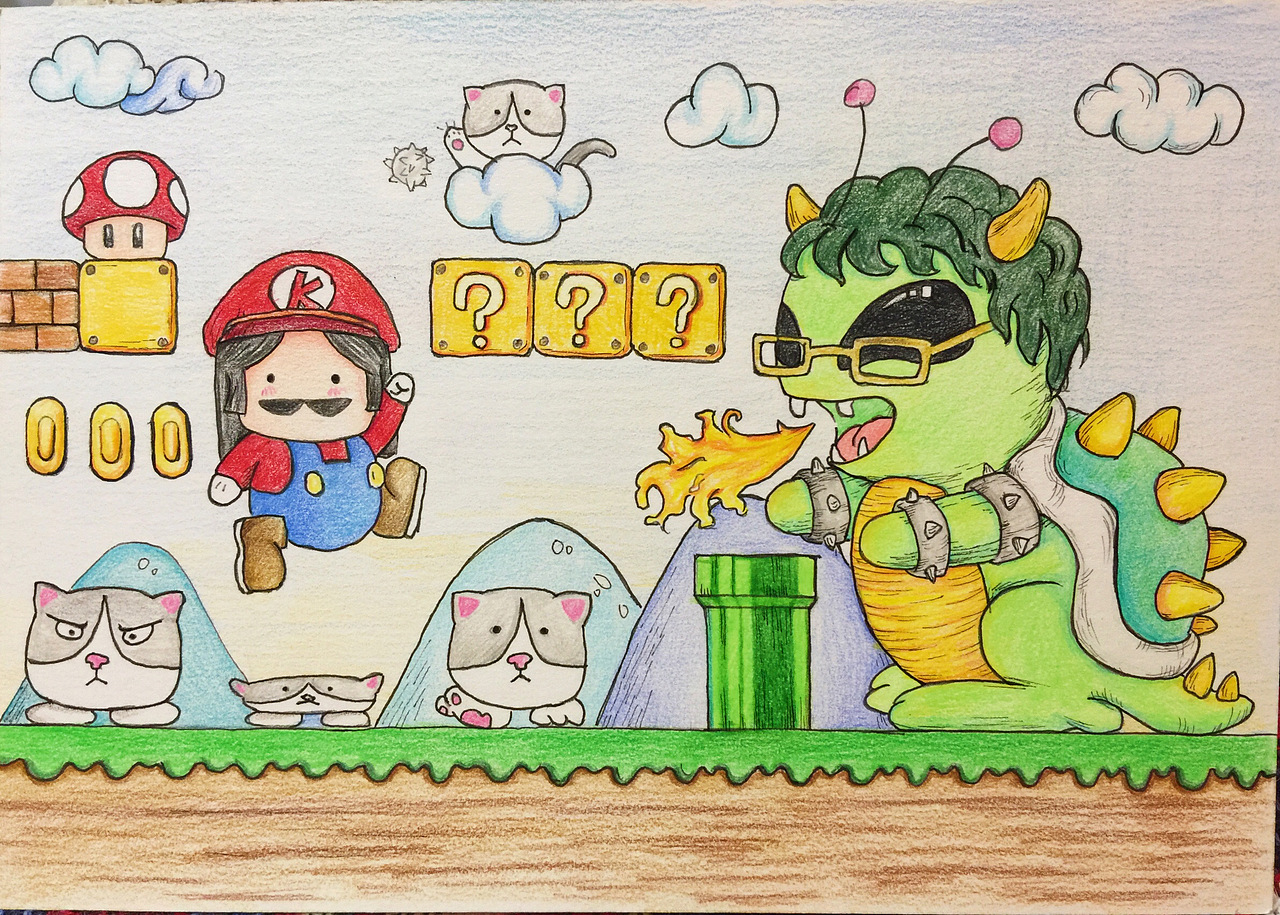 随手瞎画一些彩铅明信片（图ZMTU1OTkwOTg0） - 创作习作 - 站酷设计师王大叔7原创素材 - 站酷ZCOOL