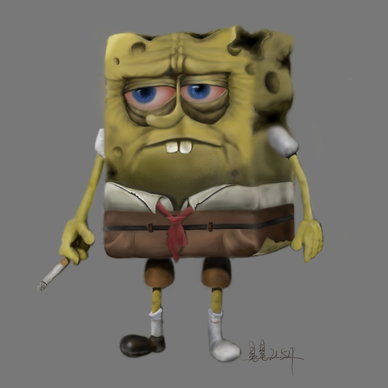 残缺的海绵宝宝