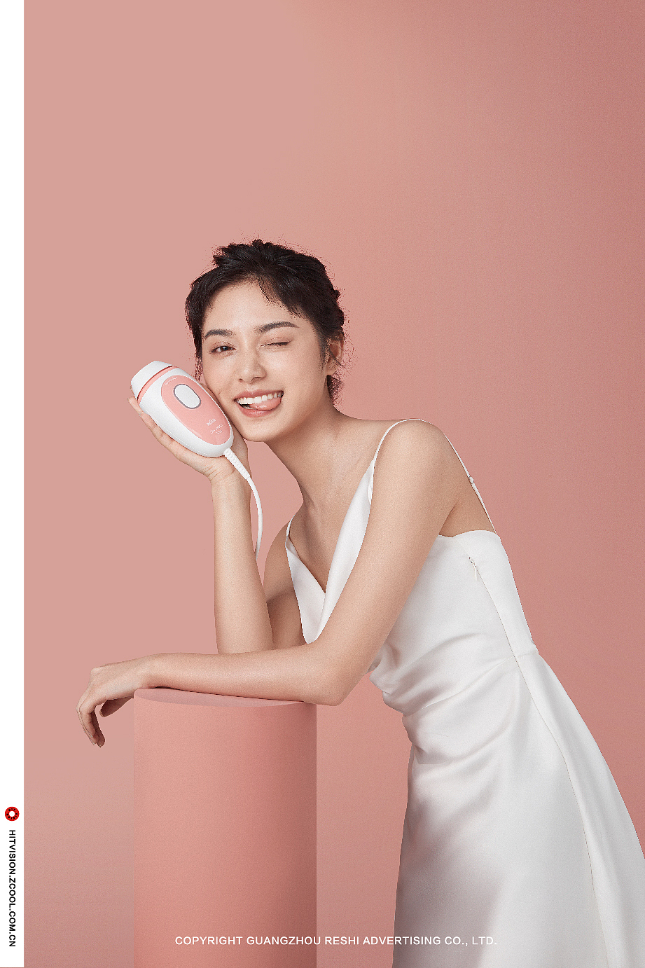 打造粉系少女|博朗「白煮蛋」激光脱毛仪 人像KV