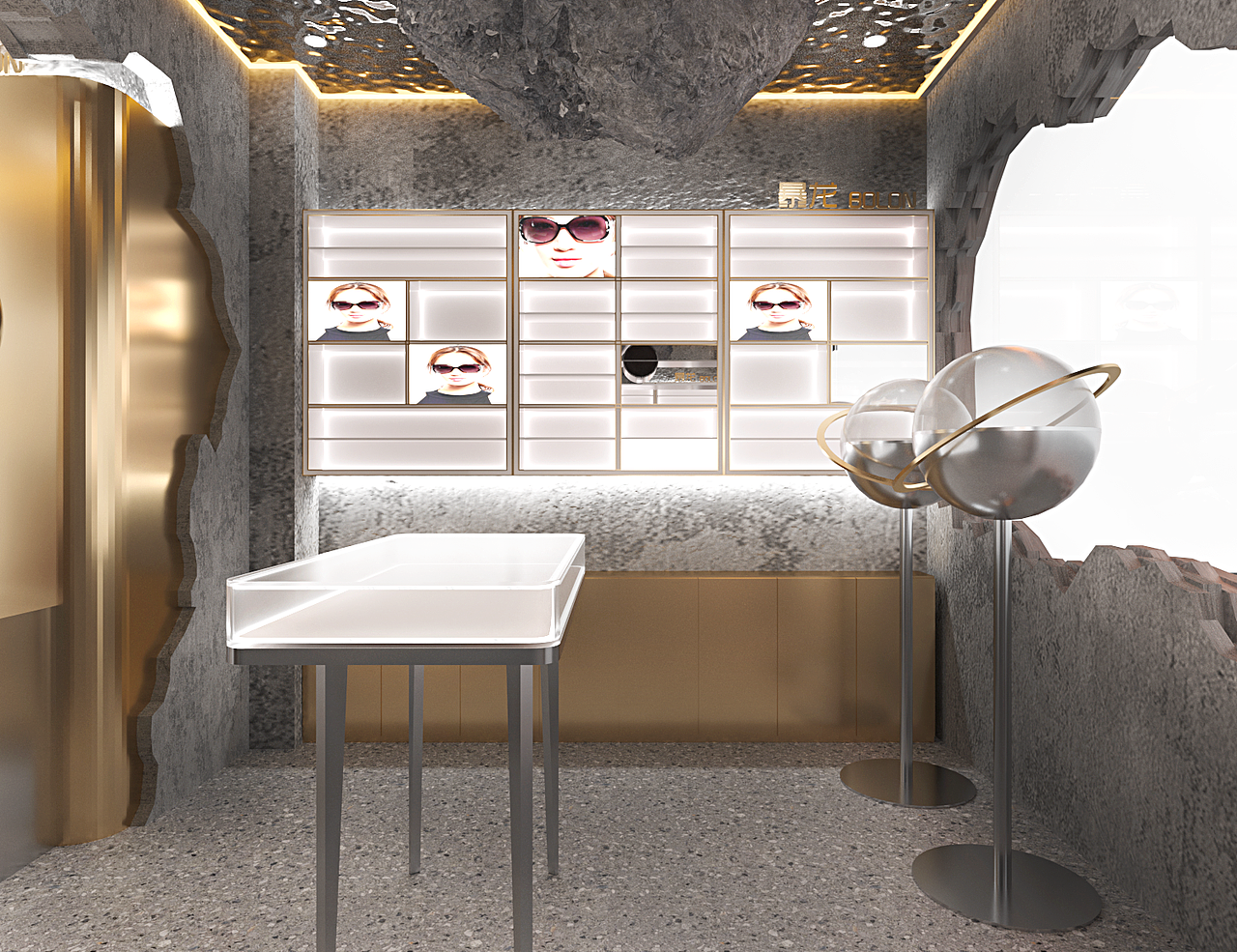 叙利亚风眼镜店，打造网红打卡地（图ZMjg3NzkyOTQ4） - 商业空间设计 - 站酷设计师设计师Xinxin原创素材 - 站酷ZCOOL