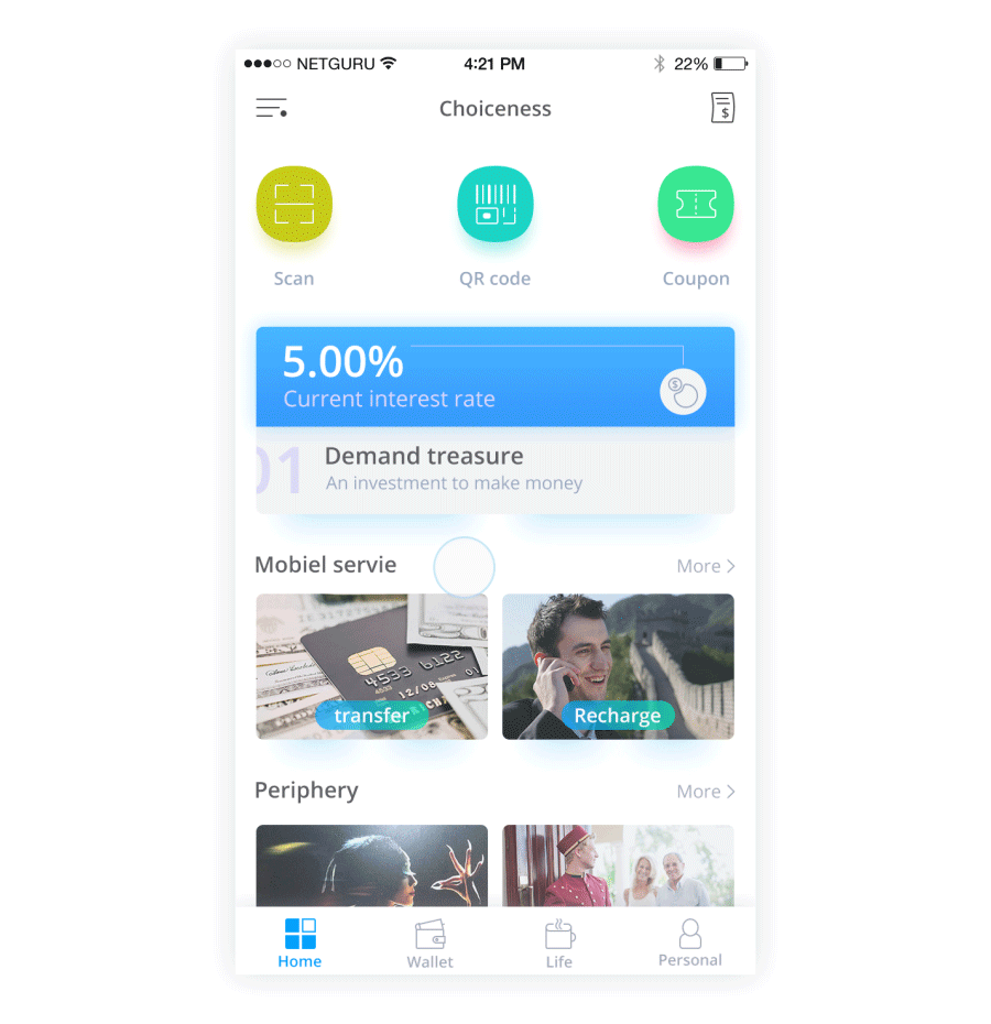 Wallet-App（图ZNzAxMjQzMjg=） - APP界面 - 站酷设计师Ooc_辉原创素材 - 站酷ZCOOL