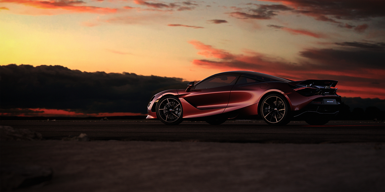 晚霞和迈凯轮720s（图ZMjMwMjgyNDgw） - 机械/交通 - 站酷设计师电梯原创素材 - 站酷ZCOOL