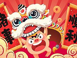 #猪比表情包#第二弹---《贺岁篇》