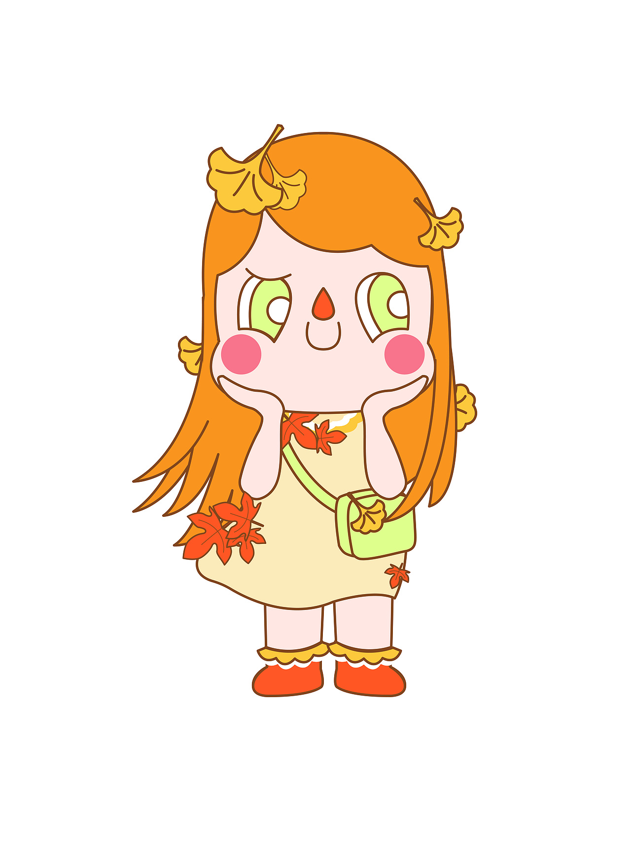 二十四节气玩偶形象及插画设计（图ZMjExNTU0MTg4） - 艺术插画 - 站酷设计师今日休息原创素材 - 站酷ZCOOL