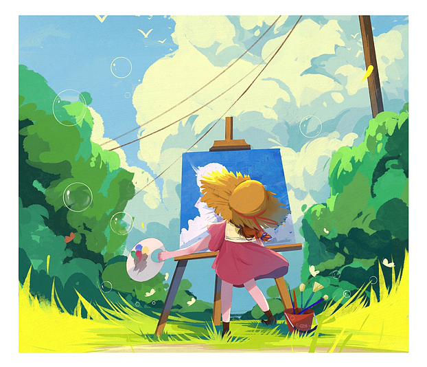 系列创作 四季（图ZMzI5ODM4NTEy） - 商业插画 - 站酷设计师一把蒜原创素材 - 站酷ZCOOL