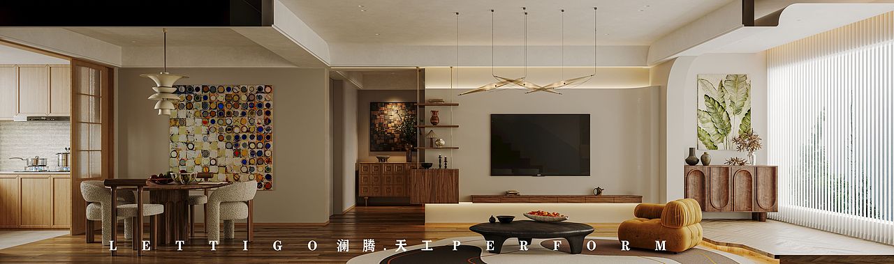 复古焦糖棕，流金岁月的基调，旧时光的悠然（图ZMzM2NTUyODk2） - 家装设计 - 站酷设计师DesignerZtt186原创素材 - 站酷ZCOOL