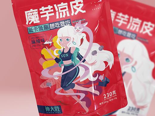 魔芋凉皮包装丨孙大胜