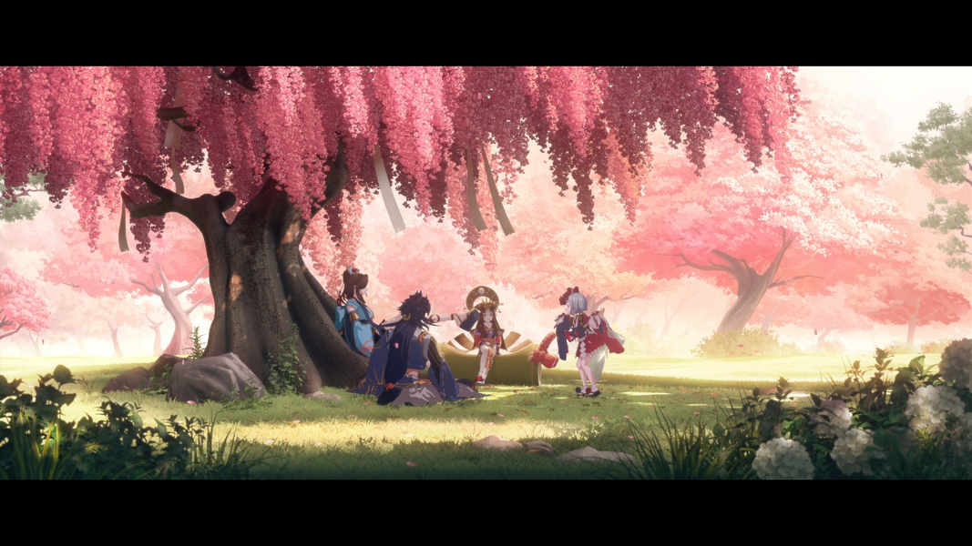 游戏角色场景插画