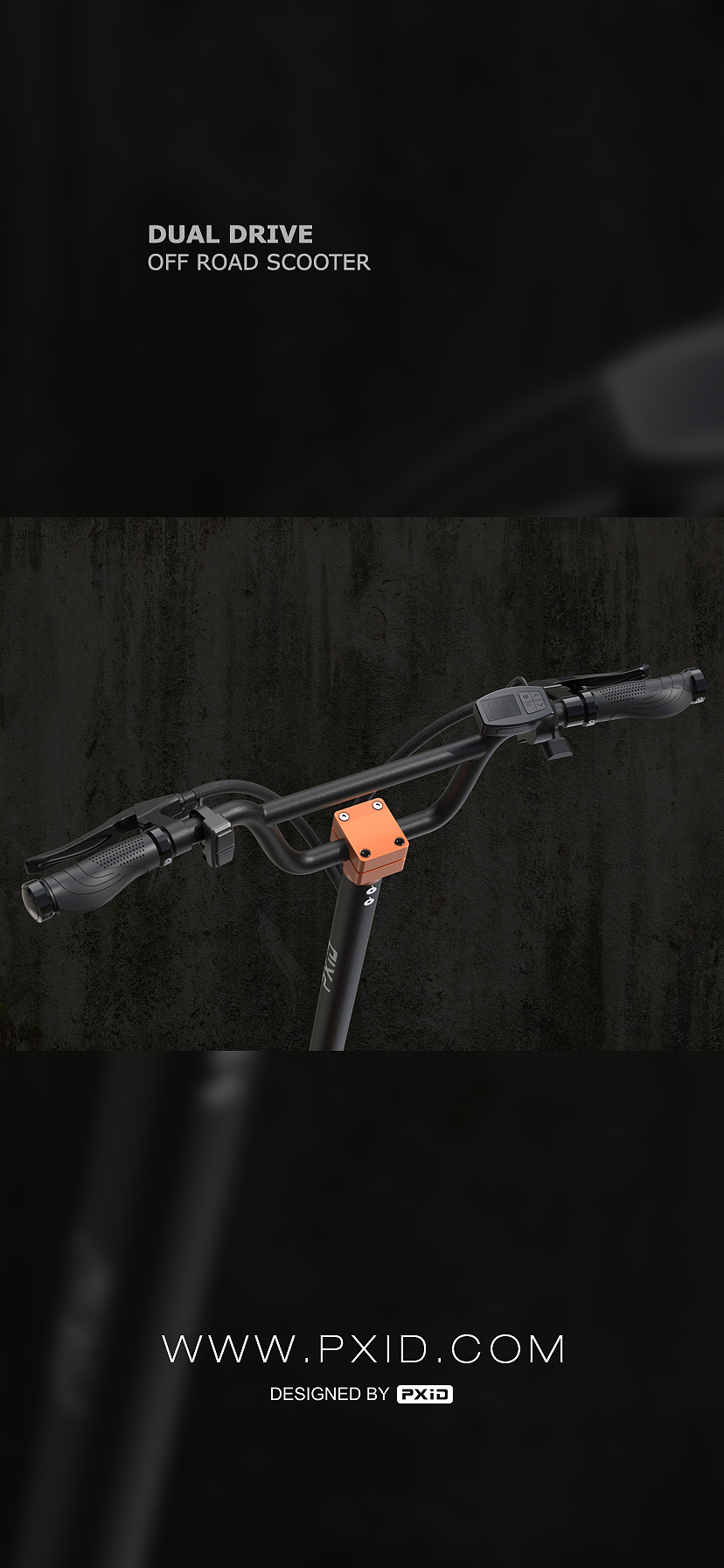 新款双驱越野滑板车