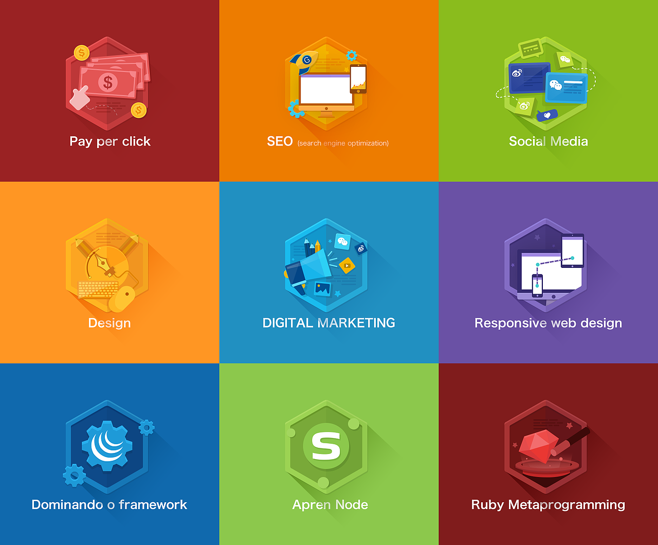 扁平化icon设计练习-临摹