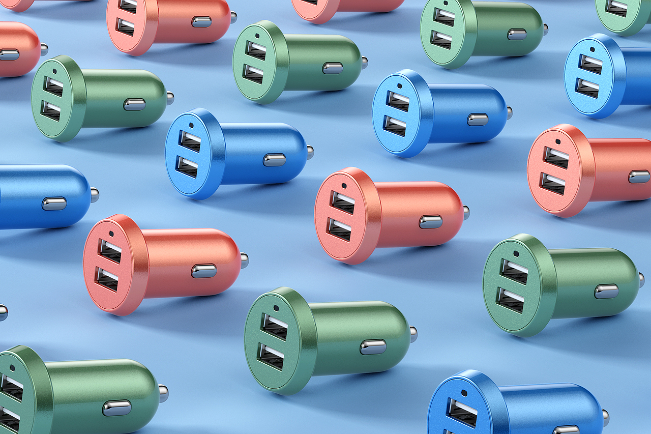 又一组车充渲染图（图ZMjUxNzI4MjQ4） - 产品 - 站酷设计师TheFall原创素材 - 站酷ZCOOL