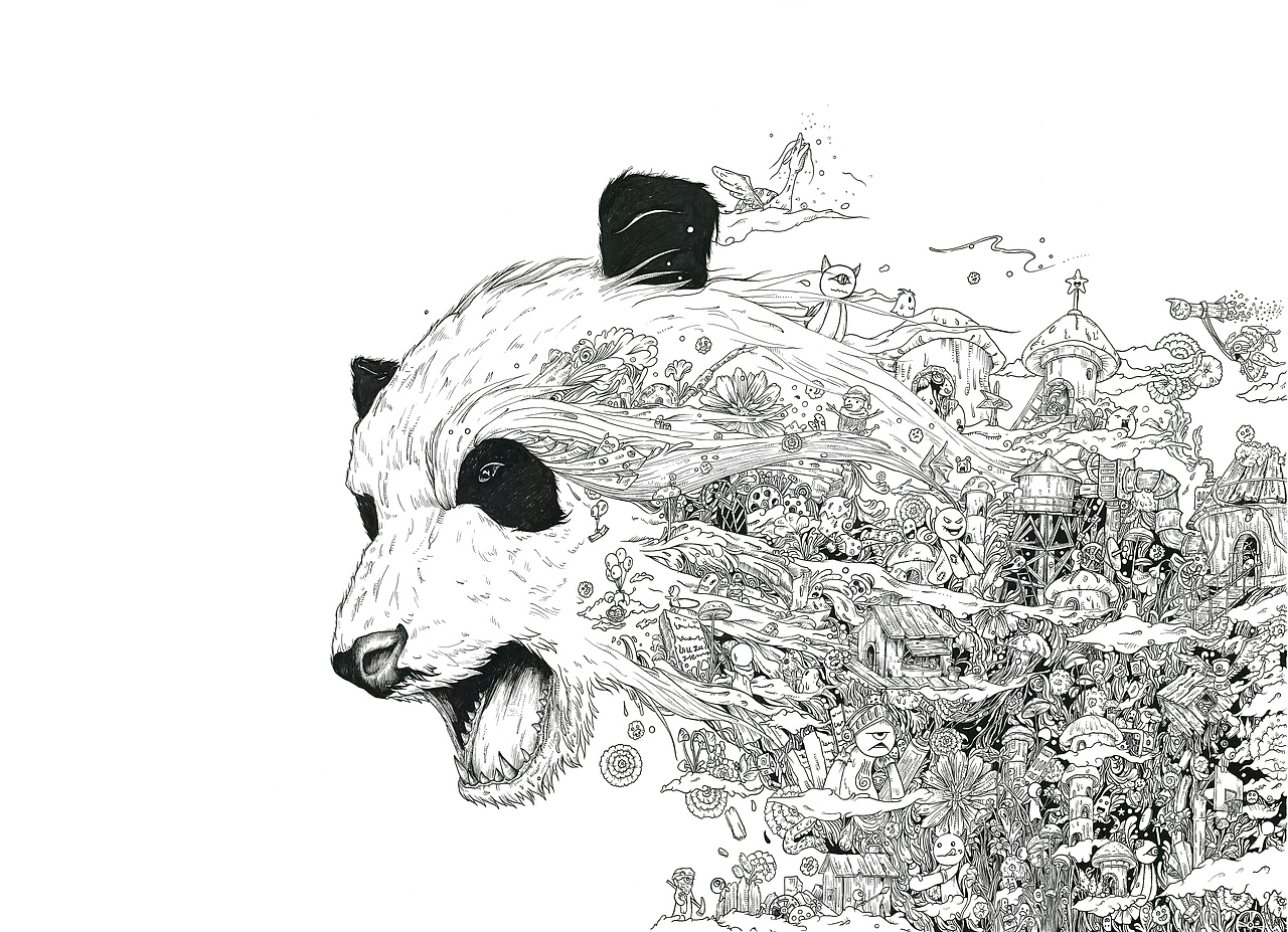 熊猫panda（图ZODQ1Njg0MjQ=） - 创作习作 - 站酷设计师Rango_o原创素材 - 站酷ZCOOL