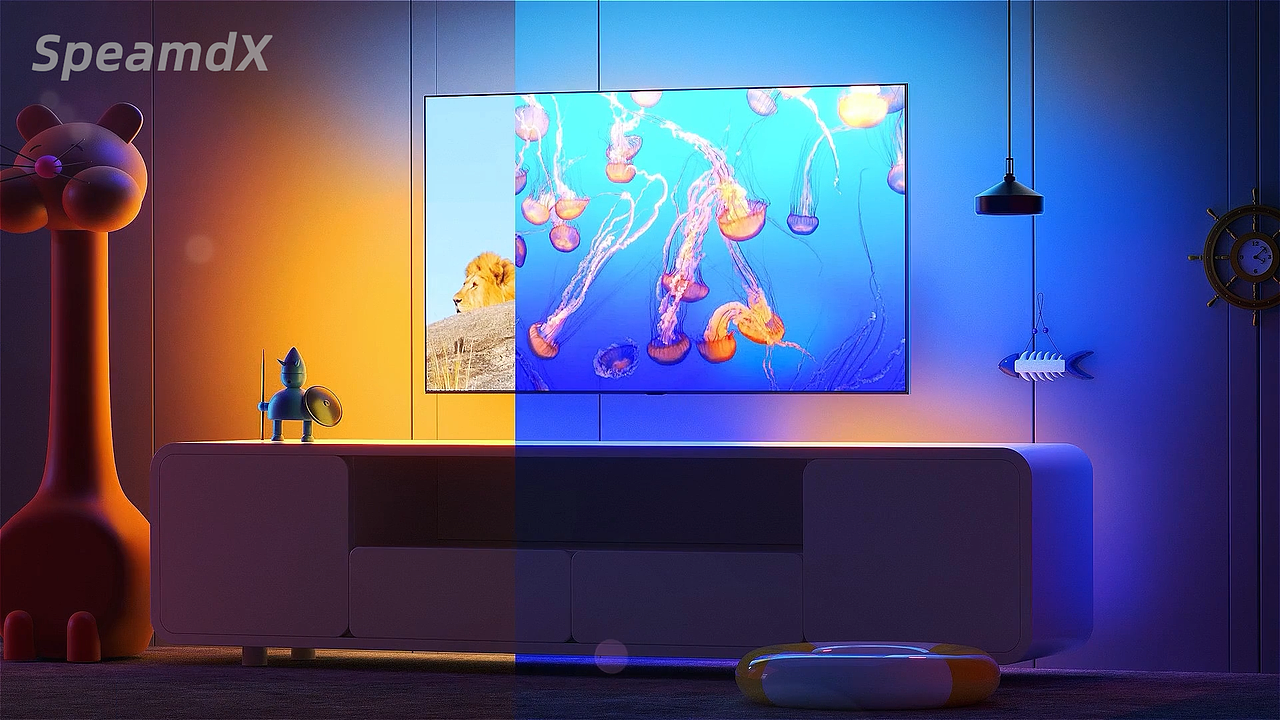 HDMI电视氛围灯动态展现