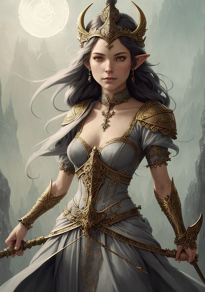 【AI绘画-3】巴洛克精灵女王