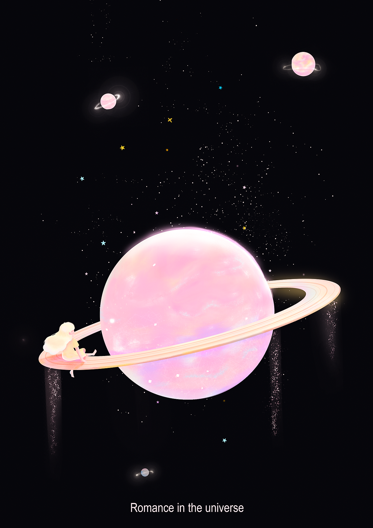 梦幻插画（图ZMzA0MzQ4OTgw） - 创作习作 - 站酷设计师穆头脑袋原创素材 - 站酷ZCOOL