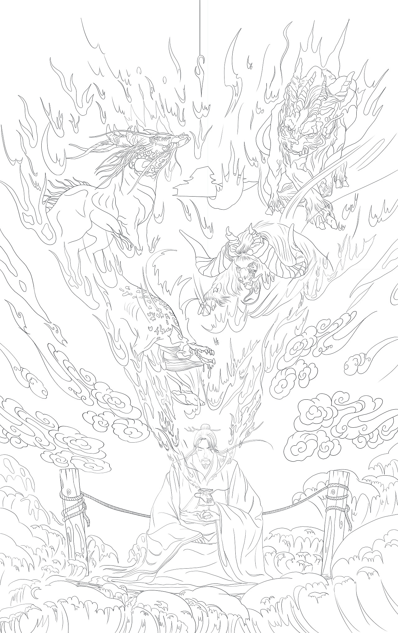 《姜子牙》动画电影概念海报